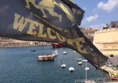 Migrants Aboard Aquarius Enter Valletta Harbor