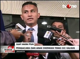 Velove Vexia Temui OC Kaligis di Gedung KPK