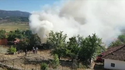 Burdur'da Ev Yangını