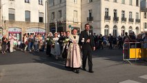 Fêtes d’Arvor de Vannes. couronnement de Élodie Trégouët, nouvelle reine d’Arvor