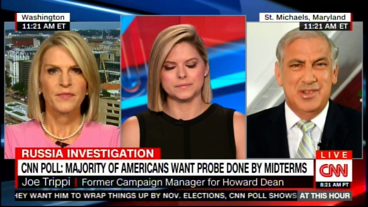 Alice Stewart in panel discussing CNN poll: Majority of Americans want probe done by Midterms. #WhiteHouse #Polls #MuellerProbe #Russia #RussiaProbe #DonaldTrump #JoeTrippi @Alicetweet