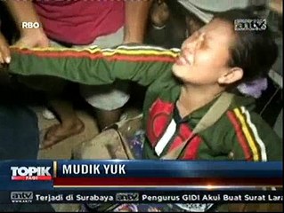 Pemudik Motor Tewas Terlindas Truk Tangki