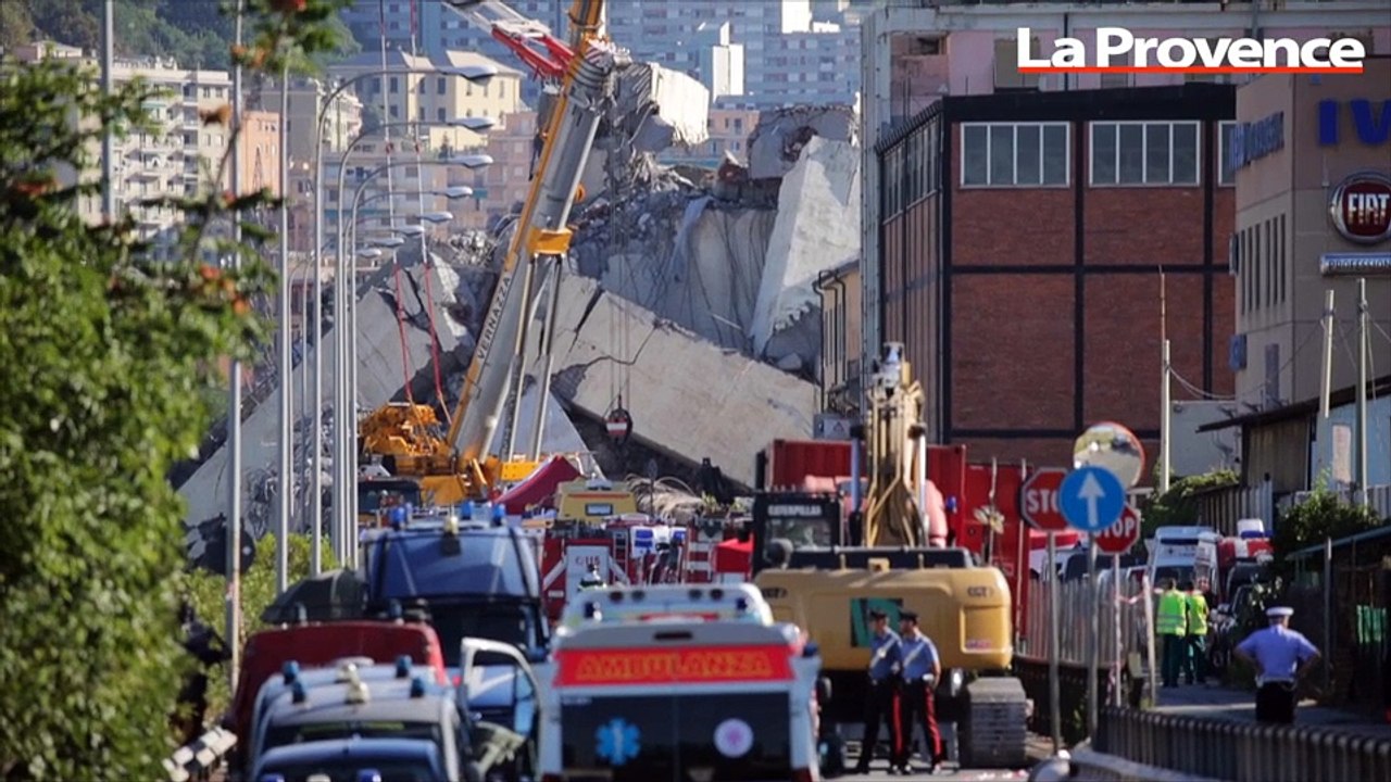 Le reportage de nos envoyés spéciaux au lendemain de l'effondrement du viaduc de Gênes