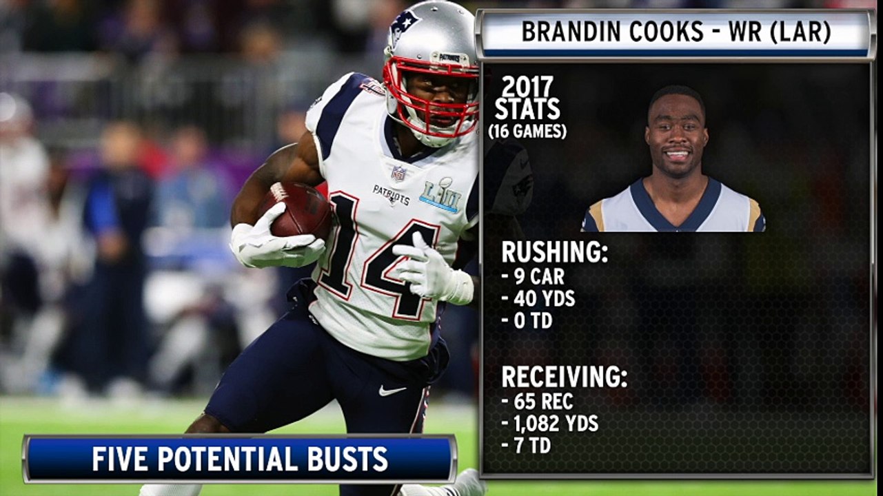 Fantasy Football Draft 2018: Five Potential Busts