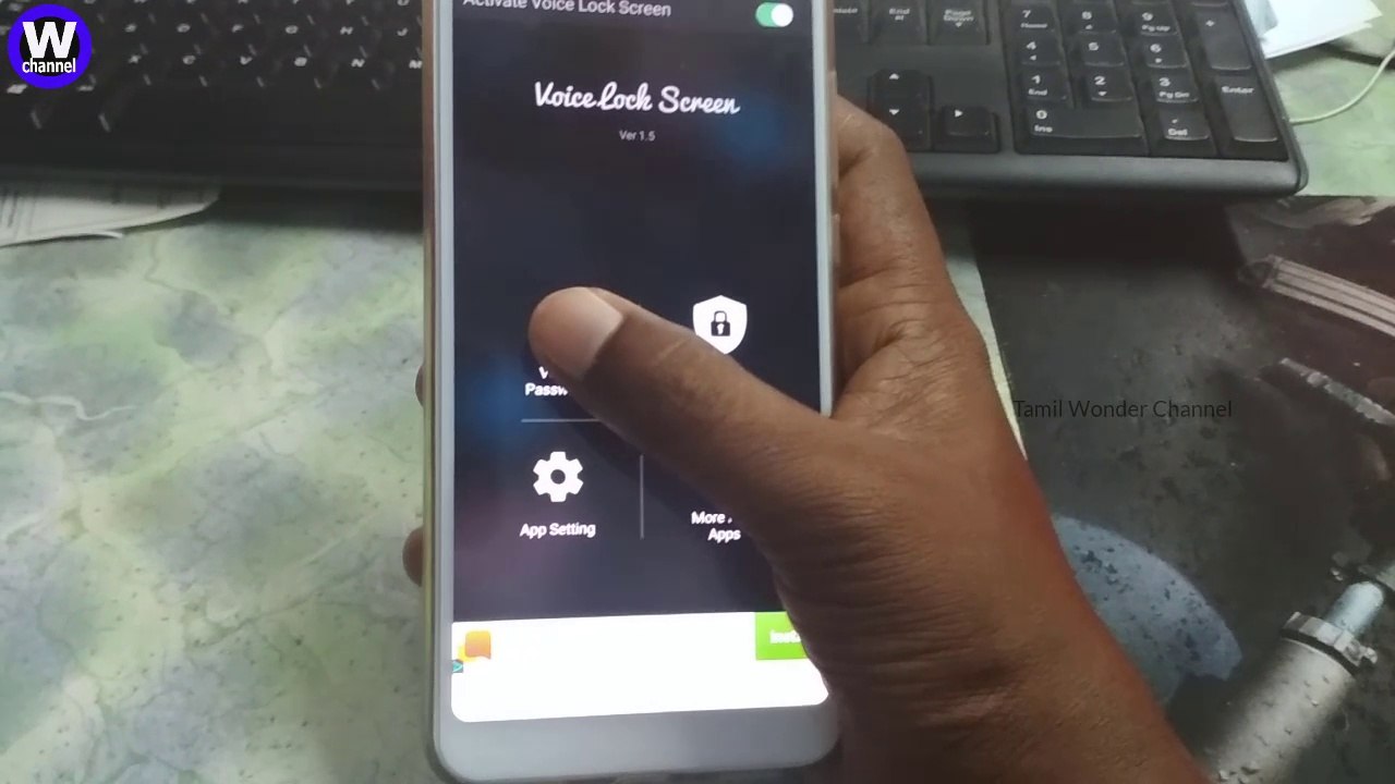 Voice ஐ வைத்து மொபைலை Screen Lock பண்ணனுமா  I Voice Screen Lock I Amazing Lock App