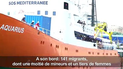L'Aquarius accoste à Malte, fin de plusieurs jours d'errance