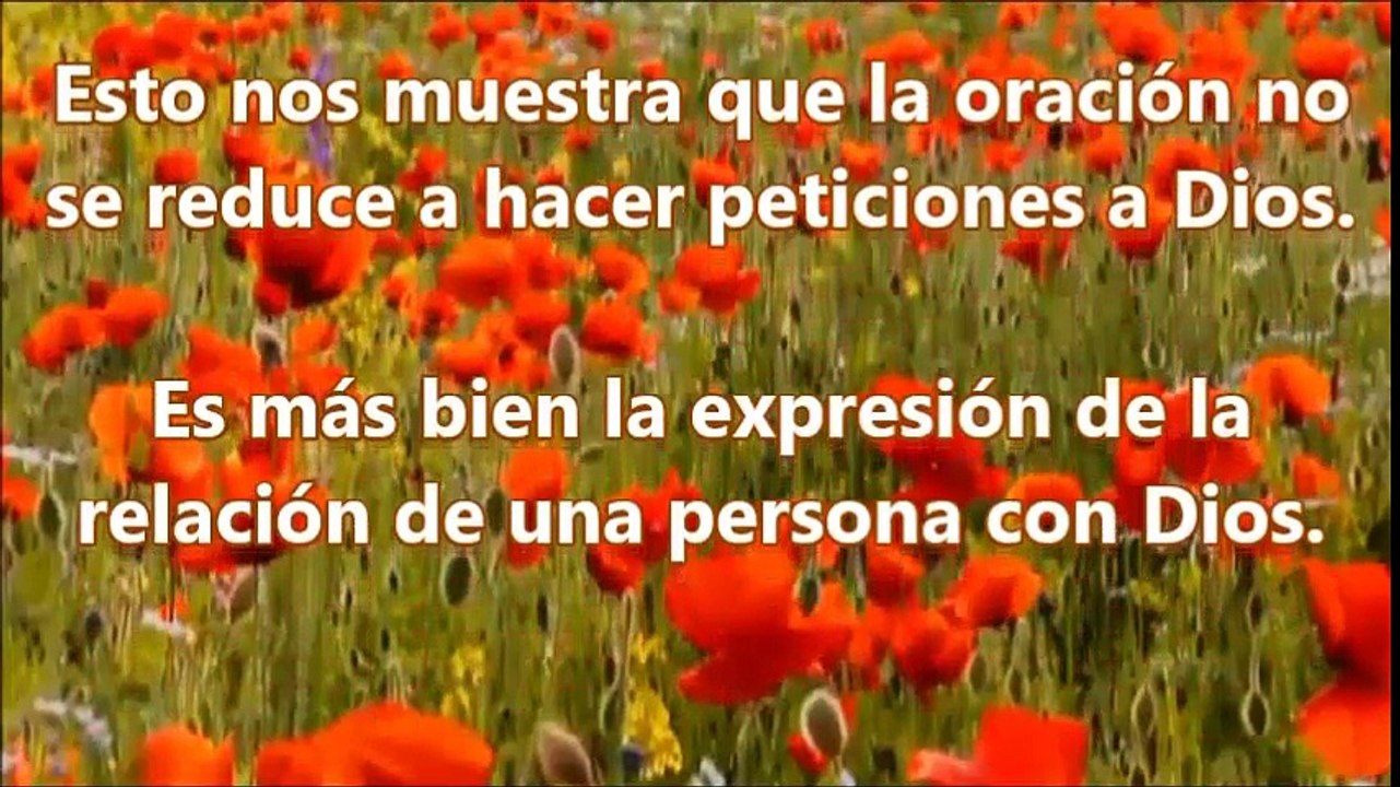 LA ORACION ES...Lucas 11:1