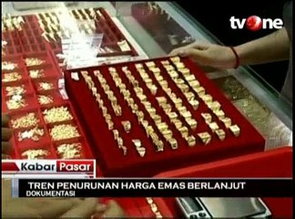 Harga Emas Turun di Level Terendah dalam 5 Tahun Terakhir