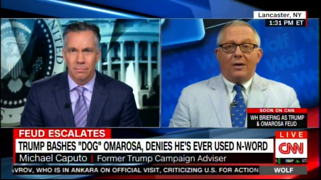 Michael Caputo, Former Donald Trump Campaign Adviser One-on-One on Donald Trump bashes DOG Omarosa, Denies he's ever used N-Word. #DonaldTrump #News #Wolf #CNN #Omarosa #DonaldTrump