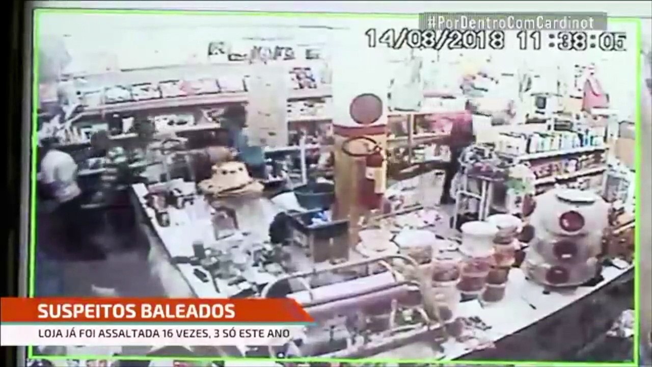 Perseguição e tiroteio com assaltantes