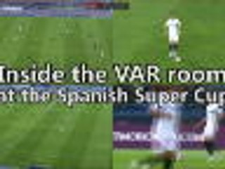 Inside the VAR room at the Spanish Super Cup