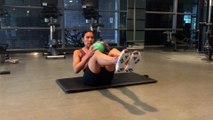 HILIT Workout Russian Twists with Medicine Ball