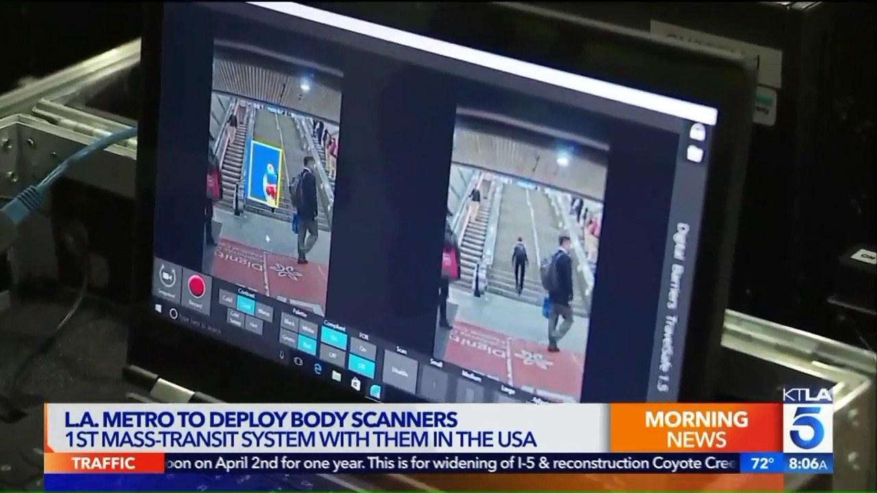 LA County Metro to Become First Rail System in Country to Use Airport-Style Body Scanners
