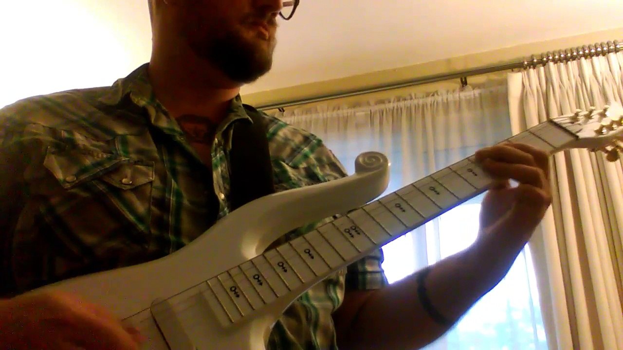Custom Built Prince White Cloud Guitar