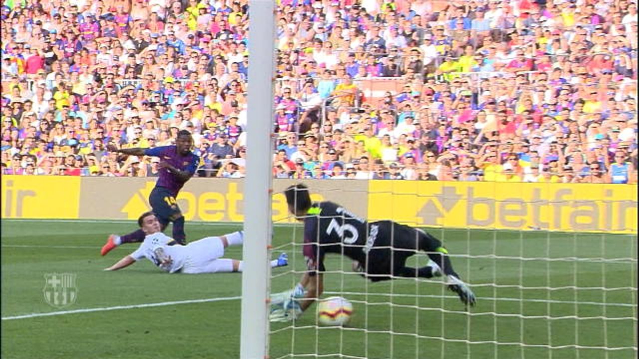 Trophée Gamper - Le but de Malcom pour le Barça