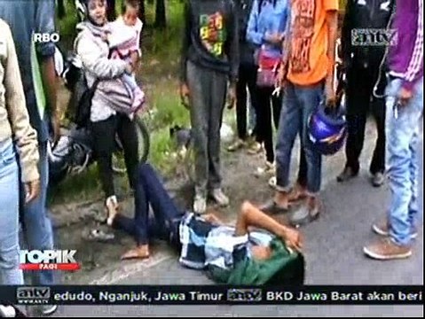 Angkutan Umum Tabrak Sepeda Motor, 1 Tewas