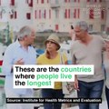 Ortalama insan ömrnün en yüksek olduğu ilk 10 ülke;1 Japonya 2 Singapur 3 İsviçre 4 İspanya  5 Andorra  6 Avustralya  7 Fransa  8 İtalya