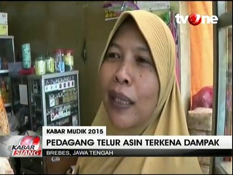 Tol Pejagan-Brebes Timur Dibuka, Omzet Telur Asin Menurun