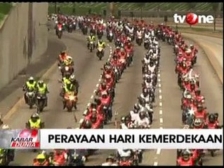 Ribuan Biker Konvoi di Hari Kemerdekaan Peru