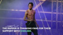 Travis Scott Is Giving Fans His Own Money