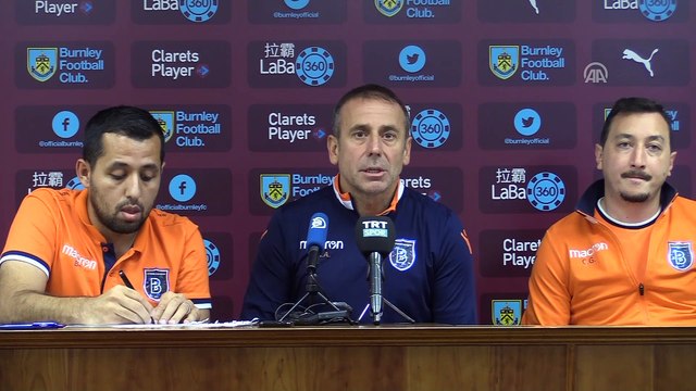 Burnley-Medipol Başakşehir maçına doğru -Medipol Başakşehir Teknik Direktörü Avcı - BURNLEY