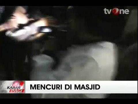 2 Pemuda Pencuri Kotak Amal Masjid Nyaris Diamuk Massa
