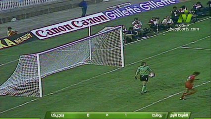 الشوط الاول مباراة بولندا و بلجيكا 3-0 كاس العالم 1982
