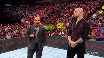 Roman Reigns confronts Constable Baron Corbin about Brock Lesnar  Raw, Aug. 6, 2018