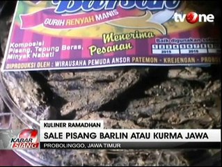 Kurma Jawa, Jajanan Favorit Warga Probolinggo