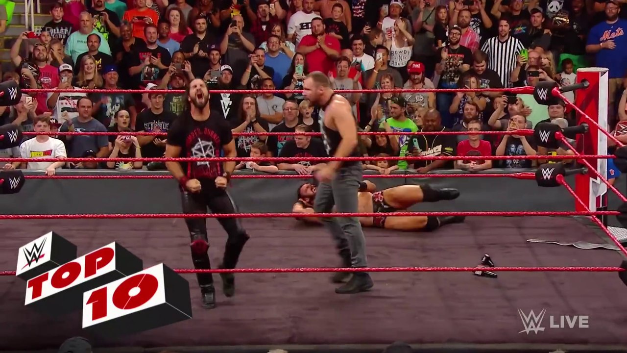 Top 10 Incredible Moments WWE RAW August 14, 2018