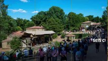 Un parque temático francés entrenó cuervos para recoger basura del suelo