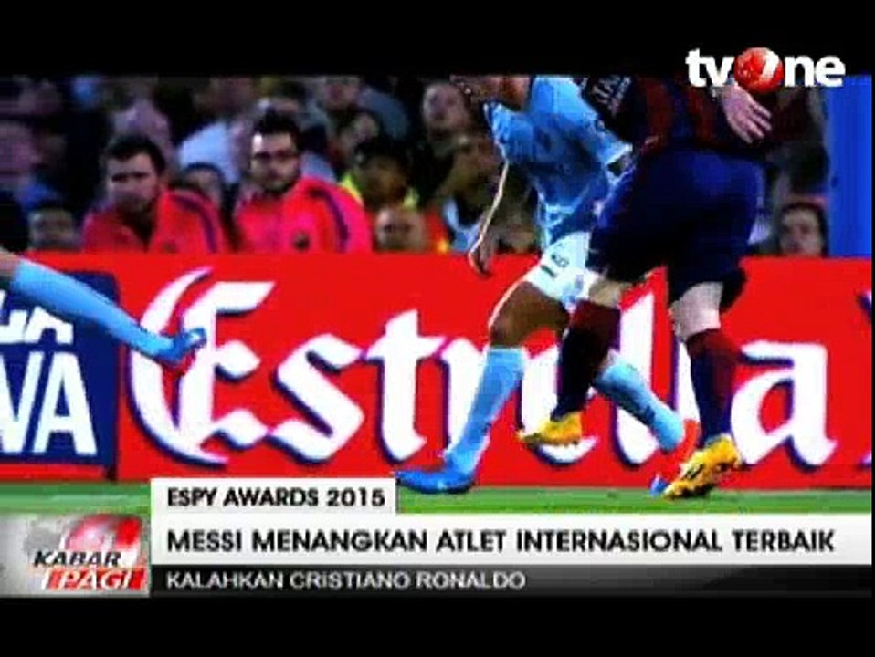 Messi Kalahkan Ronaldo di Penghargaan ESPY