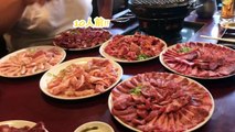 【大食い】マッチョとデブで焼肉120人前早食い対決!!