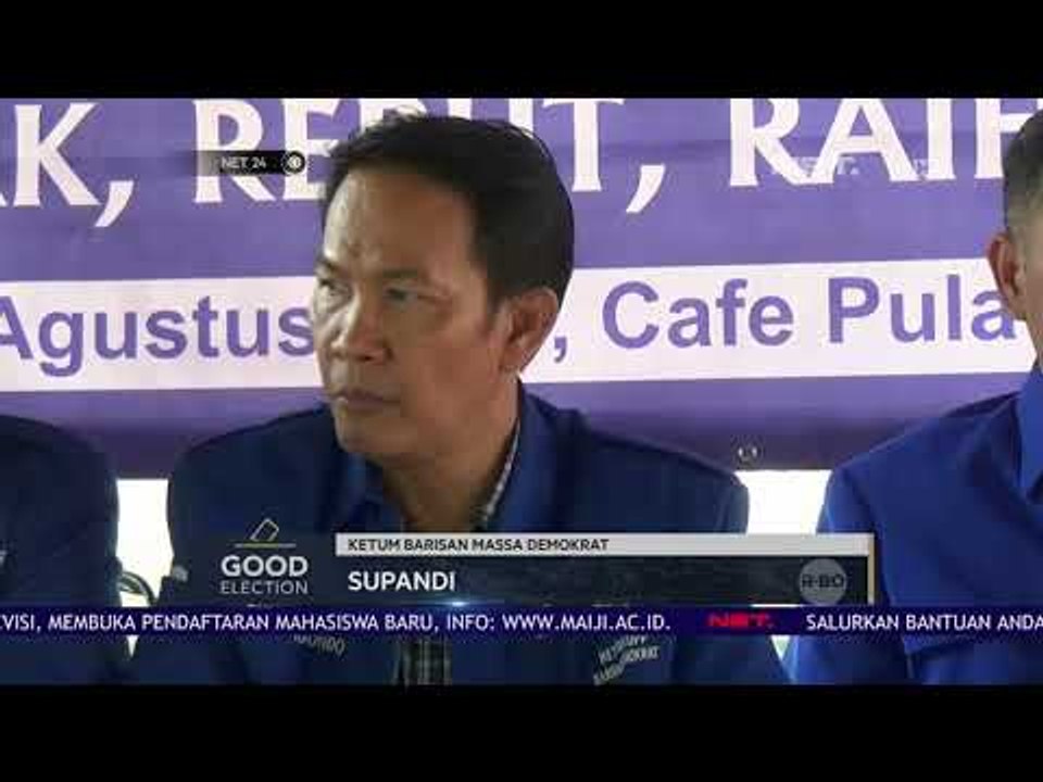Barisan Massa Demokrat Kecewa Karena Partai Demokrat Mendukung Prabowo Sandi - NET 24