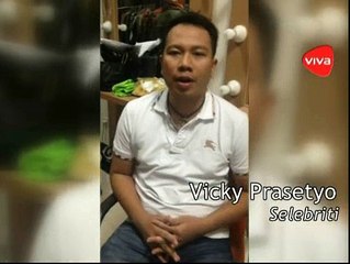 Ucapan Selamat Lebaran dari Vicky Prasetyo