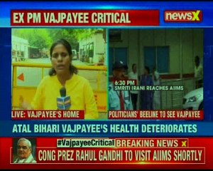 Vajpayee Critical: Home Minister Rajnath Singh to visit AIIMS at 10:30am