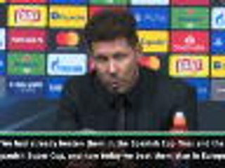 Simeone proud to end Real Madrid's cup-winning run