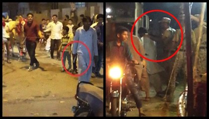 Rangers arrest man brandishing weapon while walking cows in Karachi