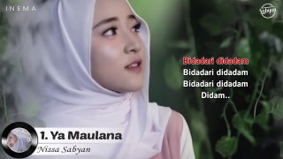 Album populer Nisa Syabian Dengan lirik video.