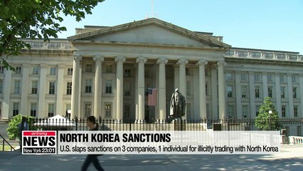 Download Video: U.S. slaps sanctions on 3 companies, 1 individual for illicitly trading with North Korea