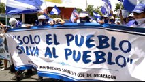Nicaraguans marchers call for release of political prisoners