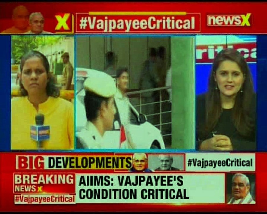 Team of doctors monitoring Vajpayee's health; LK Advani visits ailing former PM