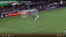 Wayne Rooney hits the crossbar with fantastic chip vs Portland!