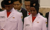 Jokowi Kukuhkan 68 Paskibraka HUT ke-73 RI