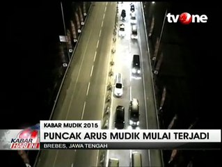 Kepadatan Kendaraan Terjadi di Pintu Keluar Tol Pejagan