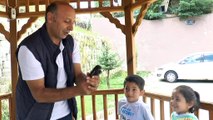 Yerde nadir görülen kuşlardan Ebabil kuşu Erzurum’da bulundu