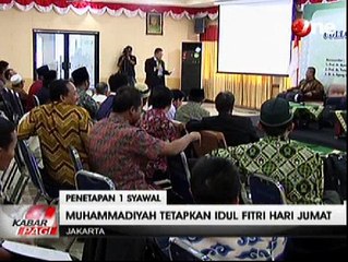 Muhammadiyah Putuskan Hari Raya Idul Fitri 17 Juli 2015