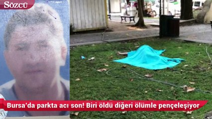 Bursa'da parkta acı son!