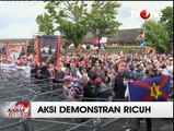 10 Polisi Terluka Saat Aksi Demo di Belfast