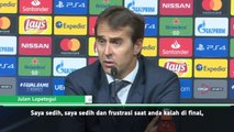 Lopetegui Sedih dan Frustrasi Setelah Kalah Dari Atletico Madrid